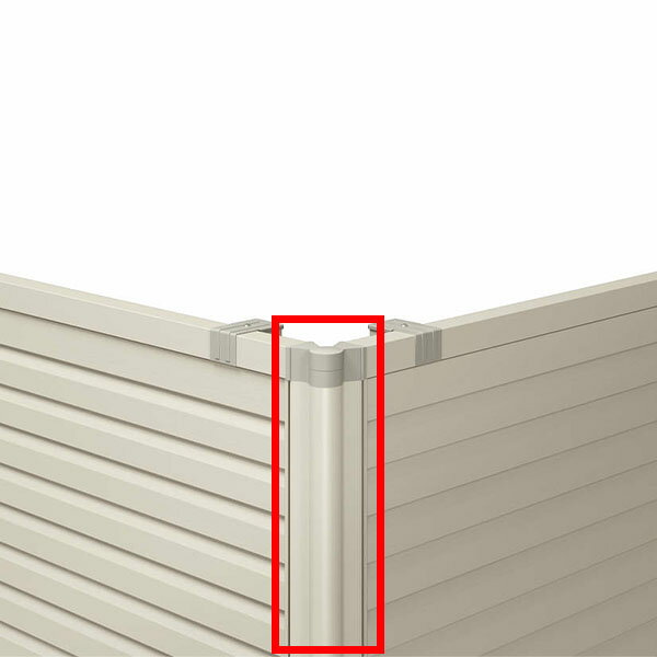 キロスタイル 木調目隠しフェンス 目隠しコーナー継手 T80