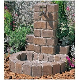 ニッコー 立水栓ユニット サークルタイプ 補助蛇口仕様（補助蛇口は別売です） パン：丸型 『水栓柱・..