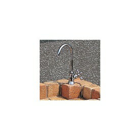 ニッコー　水栓蛇口　スワンネックB ODF-S2-B-N　『ガーデン　流し台　ニッコーエクステリア』 クロームメッキ