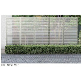 YKK リレーリアフェンス1N型（横格子） 関東間 （本体＋柱）セット 連結用 H23FJ TPS-F31N