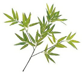 『人工植栽』　タカショー グリーンデコ和風　黒竹リーフ　L40cm　GN-12