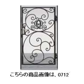 【送料無料】リクシル 新日軽 ディズニー門扉 角門柱式 プリンセスA型（かぼちゃの馬車） 0710 片開き『LIXIL ゲート 部材 ガーデン 住宅 境界 入口 塀 壁 diy キャラクター おしゃれ 鋳物 洋風 門扉』 ブラック