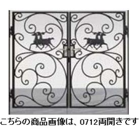【送料無料】リクシル 新日軽 ディズニー門扉 角門柱式 プリンセスA型（馬） 0810 ...