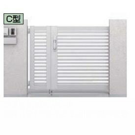 【送料無料】リクシル アーキスライドC型 開戸付き 04-10＋15-10 引き戸『LIXIL ゲート 部材 ガーデン ..