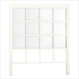 【目隠し　ルーバー】リクシル Gスクリーン 角格子タイプ クリアマットパネル段数 3段 基本本体 H24 W20 『アルミフェンス 柵』 アルミカラー