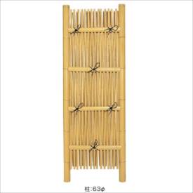 Bamboo - タカショー　合成竹製品　GO-26 合成竹大津袖垣 イエロー　2尺/ W600×H1700　＃10243300　『竹垣フェンス　柵』