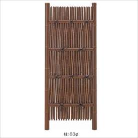 Bamboo - タカショー　合成竹製品　GO-27 合成竹大津袖垣 すす竹　2尺/ W600×H1700　＃10247100　『竹垣フェンス　柵』