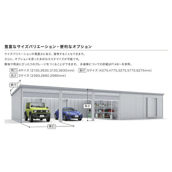 【送料無料】イナバ物置 GARADIA ガレーディア 2連棟 GRN-2142HL-2 一般型 標準屋...