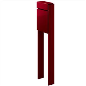樂天商城 - YKK フィッテ （上入れ前だし） DPB-1 『ポスト＋柱セット』 ポスト：シックレッド／柱：シックレッド