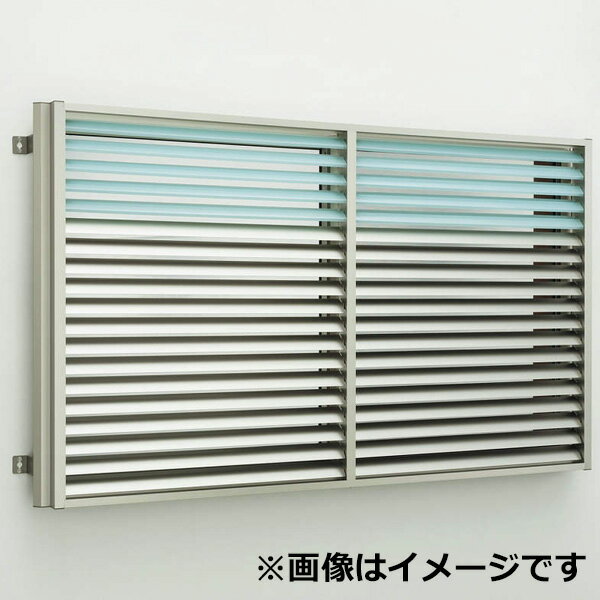 YKKAP　多機能ポリカ+アルミルーバー　引違い窓用本体　標準　幅1285mm×高さ1400mm　1MG-11913　上下同時可動 『取付金具は別売』『格子 防犯 防犯対策 台風対策 アルミサッシ 面格子 窓格子 日除け 日よけ 目隠し 換気 風が通る