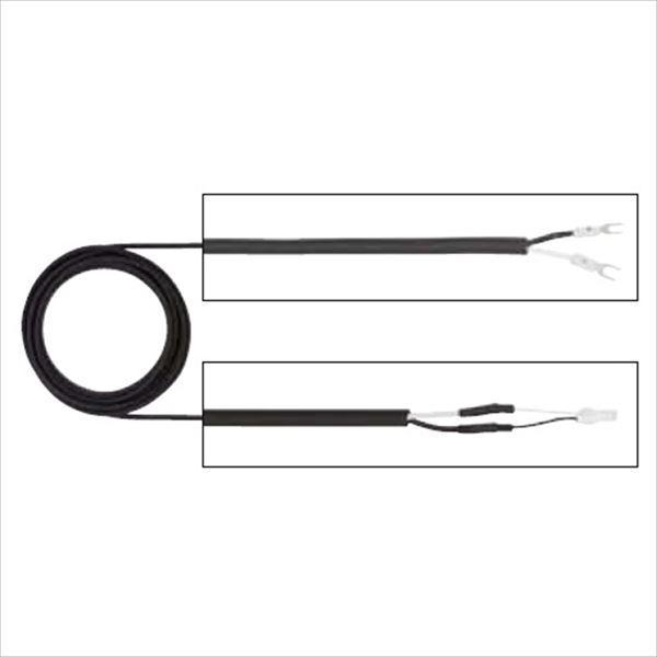 リクシル 12V屋外配線用電源ケーブル Y端子+CN VCTF 1.25sq 10m 8 VLP41 ZZ 『ローボルトライト』 『エ..