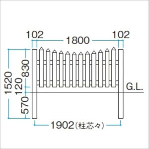 楽天市場 タカショー ロイヤルフェンス ロータイプ クラウンポイント ビクトリアン パネル Rffk 02 樹脂フェンス 柵 エクステリアのキロ楽天市場支店 楽天市場 タカショー ロイヤルフェンス ロータイプ クラウンポイント ビクトリアン パネル Rffk 02 樹脂フェンス 柵 エクステリアのキロ楽天市場支店