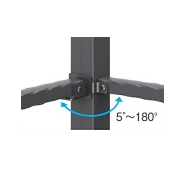 三協アルミ 鋳物フェンス キャスタイル オプション 1型用フェンス取付金具 1010用 コーナー用 『アルミフェンス 柵』