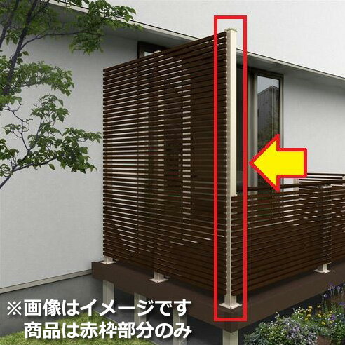 YKKAP ルシアスハイパーテイションA03型 間仕切柱・部品 ベースプレート施工 角柱セット T190 1本入り ..