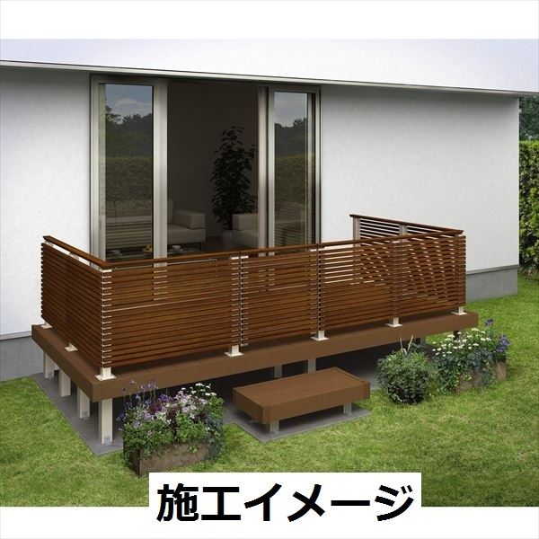 YKKAPルシアスデッキ門扉A03型本体R(錠金具付き)08用T100複合カラー