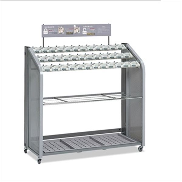 テラモト　ロック式傘立　キーレス傘立SD2　折りたたみ式　36本収納　UB-279-236-0