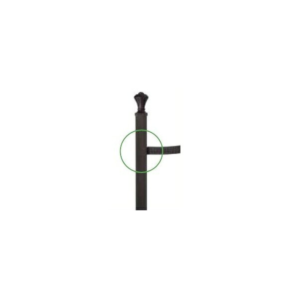リクシル ラフィーネフェンス3型 オプション取付部品B 端部用 T-10用 柱1本分（金具3個入り）