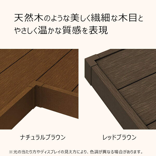 【送料無料】YKKAP リウッドデッキS EG 束柱Lタイプ(調整式) 2連棟セット 間口(W) ...