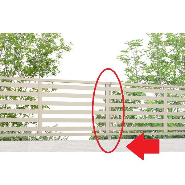 【柱】 フェンス 目隠し LIXIL フェンスAB YR3型 T-10 柱 H1000 高さ100cm フリーポール 支柱『リクシル 柱のみ 柱だけ 屋外 アルミ 庭 diy おしゃれ 柵 塀 風よけ 境界 外構 ガーデン』