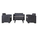 東谷 Light Furniture ガーデンリビング 4点セット ODS-102