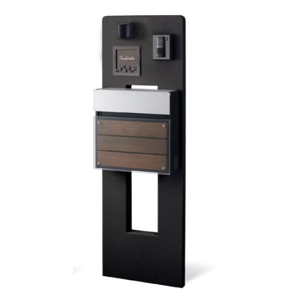 トーシン 機能門柱 フェイス430(FACE430) 組合せ例 GW-FC430-BK ※インターホンは別売りです。『TOSHIN ..