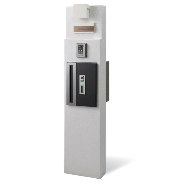 トーシン 機能門柱 ハンディ350(HANDY350) 組合せ例 GW-HA350-WH ※インターホンは...