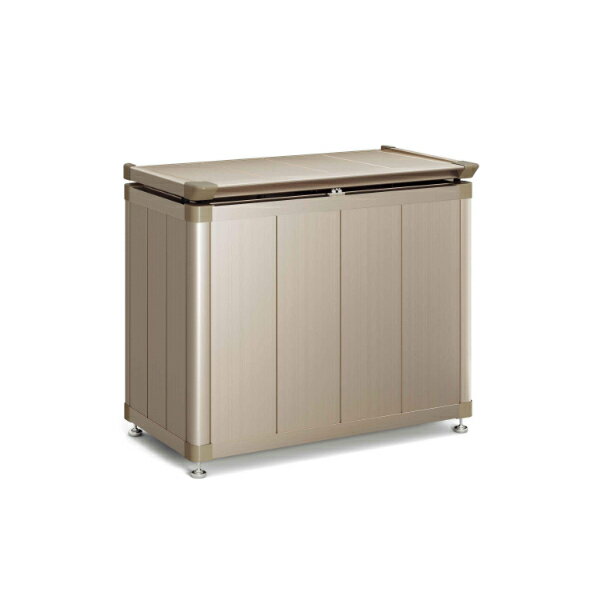 【法人様限定商品 個人宅・現場配送不可】四国化成 ゴミストッカー HM1型 上開き式 完成品 GSHM1-0708SC 『ゴミ袋（45L）集積目安 4袋』 ステンカラー