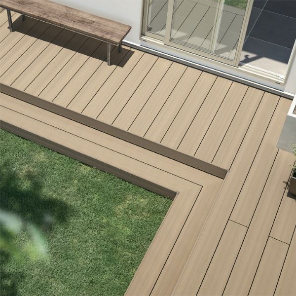 リクシル 人工木 デッキDC 3間×15尺 束柱A仕様（固定） ロング束柱