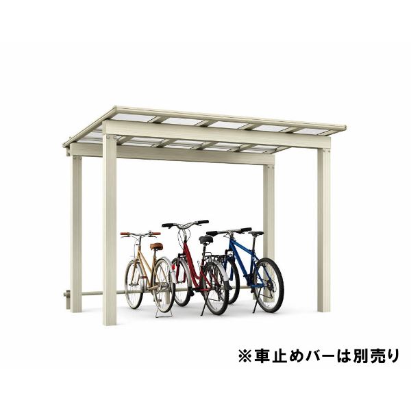 商品番号29297301メーカーYKKAPサイズ幅 2099.0mm × 奥行き 2904.0mm × 高さ 2000.0mmカラーアルミ色通常納期7〜14日後発送素材アルミ収納目安台数（台）4対応タイプ積雪地型配送区分1※商品により配送可能エリアが異なります。配送エリア表をご覧ください。工事対応この商品は工事を承っておりません。耐積雪強度性能に優れたシンプルなデザインのフラット屋根のサイクルポートです。強度にこだわりカーポートの強度において特に重要な柱と梁には高強度T6アルミニウム合金を採用！耐風性能は大型実風装置による実大試験と解析を繰り返して46m/秒相当を達成耐積雪性能は、標準で100cm相当を確保し、ワンランク上の安心をご提供します。備考●耐風圧性能の数値は目安であり商品保証値ではありません。●耐荷重性能750N/m2（76.5kgf/m2、目安として積雪25cm相当）以上の重さをかけないでください。商品に破損のおそれがあります。※上の数値は積雪量1cmあたり30N/m2（3kgf/m2）で計算しています。湿った雪の場合、1cmあたりの重さがさらに大きくなる場合がありますので、早めに雪下ろしを行ってください。●商品写真の色調は実物と多少異なる場合があります。●オプション品は別途お問い合わせください。　