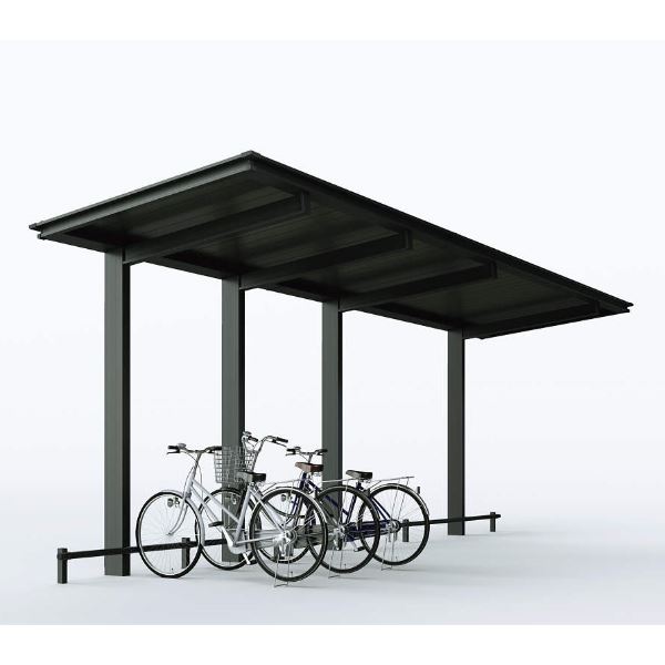 商品番号29330201メーカーYKKAPサイズ幅 2000.0mm × 奥行き 5904.0mm × 高さ 2000.0mmカラーアルミカラー通常納期7〜14日後発送素材アルミ収納目安台数（台）10対応タイプ一般地型配送区分1※商品により配送可能エリアが異なります。配送エリア表をご覧ください。工事対応この商品は工事を承っておりません。YKKAPが送るアルミ屋根を採用したサイクルポートです。単体でもおしゃれなデザインですが、ルシアスフェンス、門扉、ポストユニット、アップゲート、玄関ドア、カーポートと合わせることで、住まい全体を美しくトータルコーディネートできます。天井が木目カラーのパターンとアルミカラーのパターンがありますが、屋根材上面はアルミ色のみの設定となります。（どちらの商品に該当するかは、商品名をご参照ください）耐風性能42m／秒相当を確保し、耐積雪性能は25cm相当を確保しています。見た目の美しさだけでなく、基本的な性能にもこだわった新しいサイクルポートで、エクステリアを楽しんでみませんか。備考●耐荷重性能750N/m2（76.5kgf／m2、目安として積雪25cm相当）以上の重さをかけないでください。商品の破損のおそれがあります。※上の数値は比重0.3：積雪量1cmあたり30N／m2(3kgf／m2)で計算しています。湿った雪の場合、1cmあたりの重さがさらに大きくなる場合がありますので、早めに雪下ろしを行ってください。　
