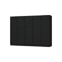 ナスタ 宅配ボックス(STANDARD) スタンダード 5列18ボックス 捺印付 50〜70世帯用 マンション用 大型 屋外設置可 自立式 アナログキー 防水タ...