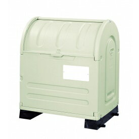 アロン化成 ステーションボックス ＃500B（固定台座仕様） 『ゴミ袋（45L）集積目安 11袋、世帯数目安 5世帯』 『ゴミ収集庫』『 ゴミ箱 屋外 ゴミストッカー ダストボックス ゴミステーション おしゃれ 自治会 町内会 』 ウォームグレー