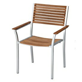 商品番号30137601メーカーユニソンサイズ幅 640.0mm × 奥行き 590.0mm × 高さ 880.0mm通常納期(宅配)5〜10日後発送通常納期(工事)14日後以降発送（要問合せ）組み立て完成品素材アルミ生産国日本重量（kg）6.3原産国日本組み立て完成品分類一人掛・チェア配送区分1※商品により配送可能エリアが異なります。配送エリア表をご覧ください。工事対応この商品は工事を承っておりません。シャープな印象のアルミとナチュラルな印象のチークの組み合わせや劣化や色褪せしにくい特殊なウエービングを施したテーブル&チェア。シンプルなデザインの中にも、上質な素材感がガーデンに個性的な表情をプラスします。