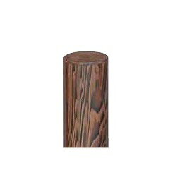 Bamboo - タカショー　eco-バンブーユニット　建仁寺垣　H600　コーナー柱　『竹垣フェンス　柵』 焼
