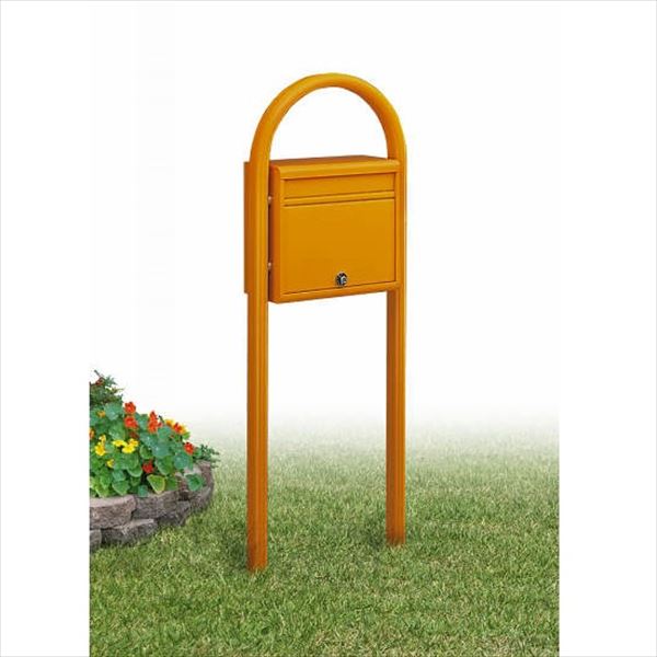 YKK ポスティモ（ネームプレート無し・前入れ前出し・ FMB-1） 1Bセット 『郵便ポスト』 オレンジ