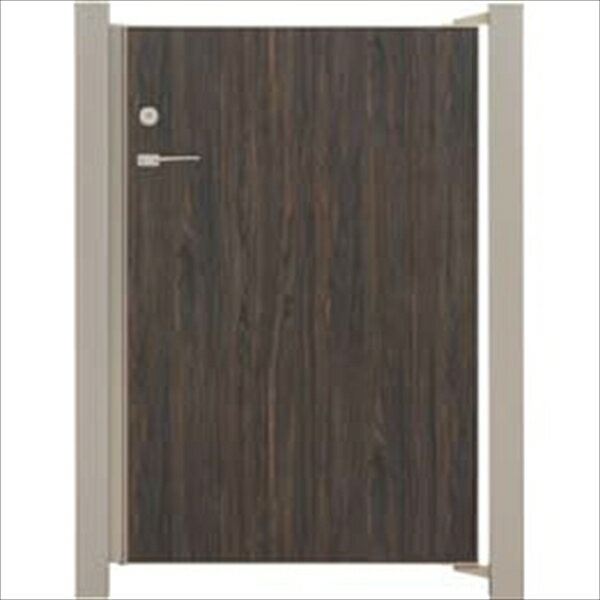 【送料無料】タカショー エバーアートボード門扉 フラット（片開き） W07×H16 右勝手（R）『木調 ナチ..