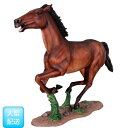 FRP 躍動する馬 / Galloping Horse fr130054 『動物園オブジェ アニマルオブジェ 店舗・イベント向け』