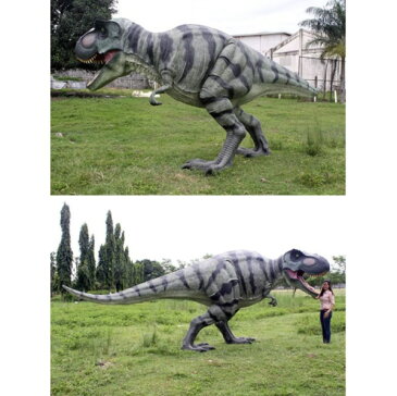 FRP 歩くティーレックス / Walking T-Rex 『恐竜オブジェ 博物館オブジェ 店舗・イベント向け』