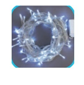 Illuminations Lights - コロナ産業 LEDストレートコード100球（シルバーコード）/連結専用/電源部別売り LCR100W LED色:白色 『イルミネーションライト』