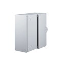 ナスタ Qual クオール 大型郵便物対応 戸建郵便受箱 前入横出・口金タイプ KS-MAB3-RLK-L (右勝手) 『郵便ポスト』 ライトグレー