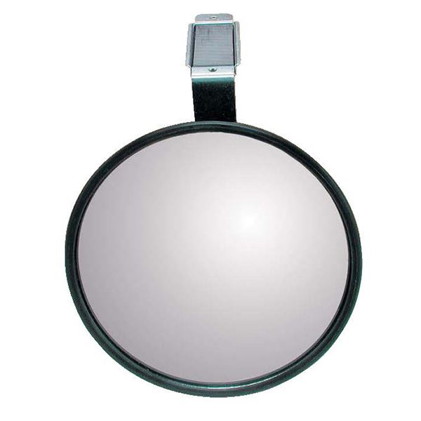 信栄物産 マグネットミラー 丸型 147径 黒 ＃SE-15A
