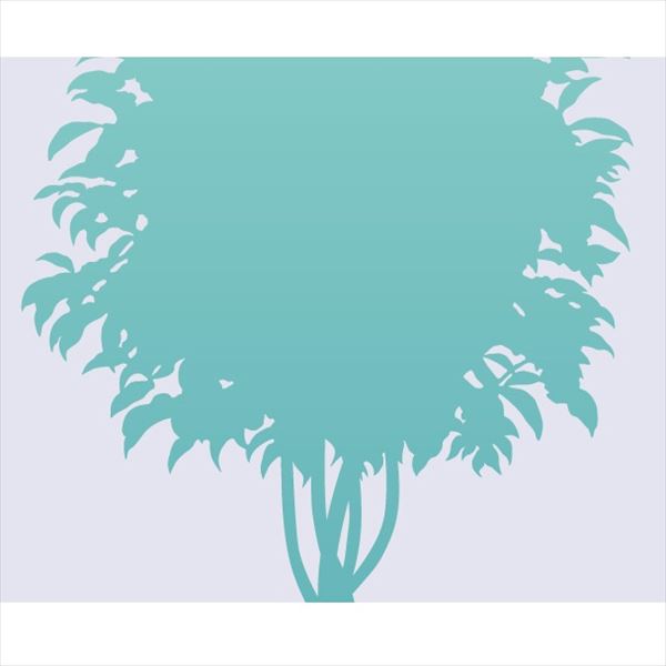 東京ステッカー 高級ウォールステッカー 植物 ベンジャミン Sサイズ ＊TS0002-BS ブルー 『おしゃれ か..