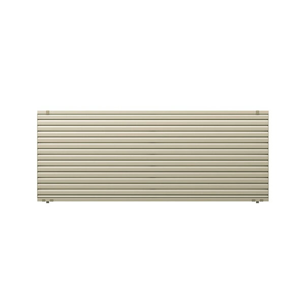 Fences - 【個人宅送料無料】 フェンス 目隠し 三協アルミ レジリア YL2型 2010 H1000 高さ100cm 本体のみ フリー支柱タイプ『三協立山 横 格子 屋外 アルミ 庭 diy おしゃれ 柵 塀 風よけ 境界 外構 ガーデン』