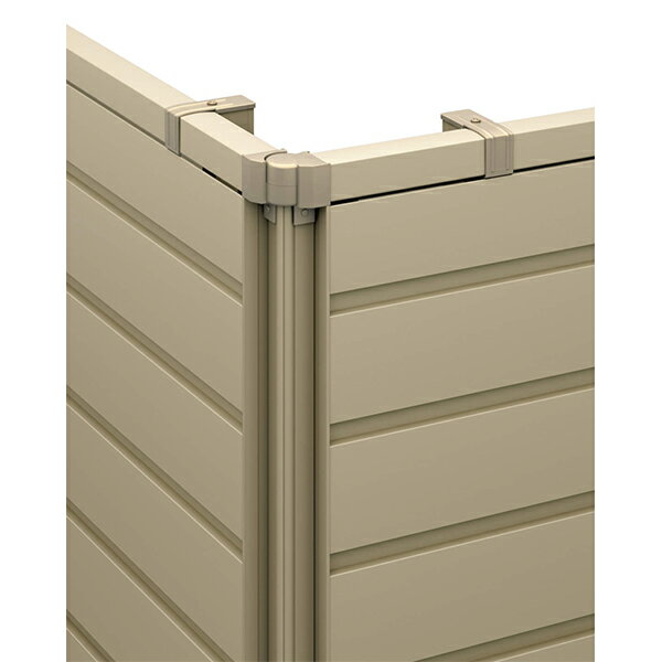 【部品】 フェンス 目隠し 三協アルミ レジリア コーナー材 羽根格子タイ H800 高さ80cm ※YK2/YM1/YK3/..