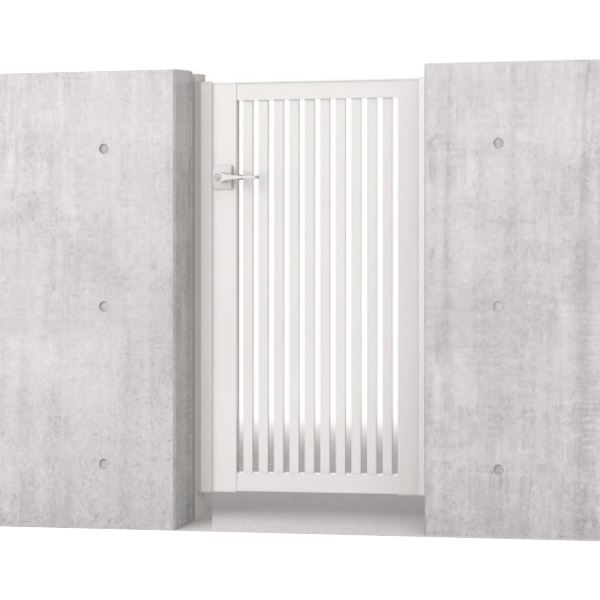 【送料無料】三協アルミ レジリア T2型 0712 片開きセット 門柱タイプ『ゲート 部材 ガーデン 住宅 境..