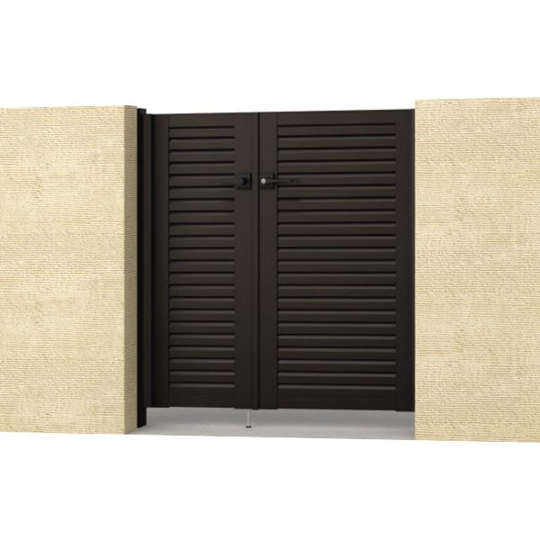 【送料無料】三協アルミ レジリア YL型 (08・04)12 両開き親子セット 門柱タイプ『ゲート 部材 ガーデ..