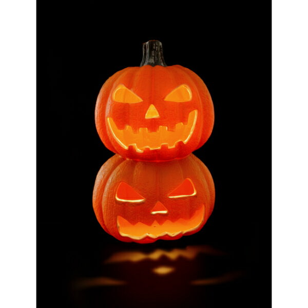 かわいい 友愛玩具 カボチャ かわいい ハロウィン 飾り付け カボチャ かわいい エクステリアのキロ支店 Bigパンプキンランタン パンプキン2連ランタン Hw 1103 ハロウィン 飾り付け エリア Www Undec Edu Ar