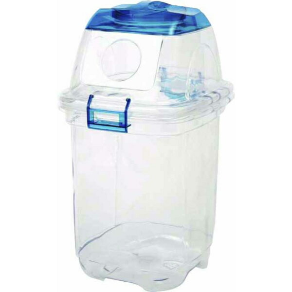 山崎産業(CONDOR) 透明エコダスター ＃35『 ゴミ箱 分別 透明 リサイクルボックス 静か ビル おしゃれ ..