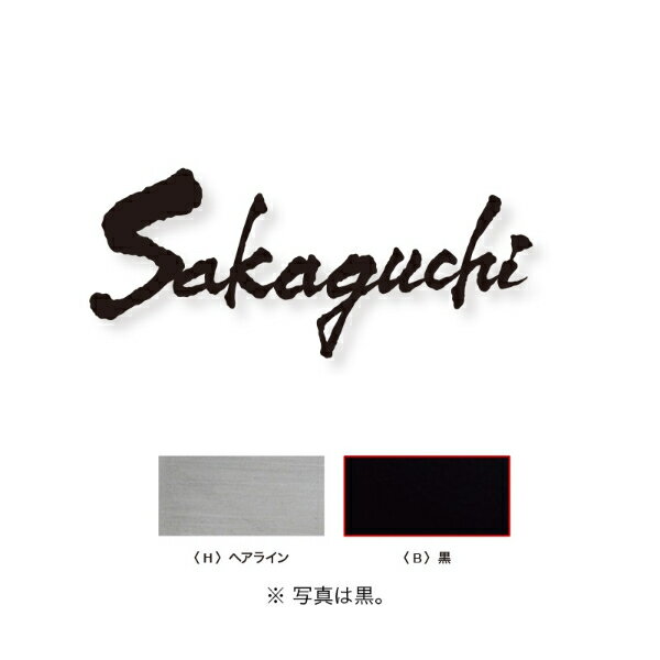 オンリーワン Fudemoji アルファベットバー無し Sサイズ HS1-FMS-S□ 『表札 サイン 戸建て』