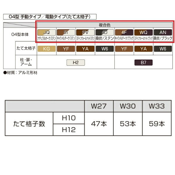エクステリアのキロ楽天市場支店のYKKAP ルシアスアップゲート 04型 30-10H ハイルーフ 電動タイプ 複合カラー｜アングル3